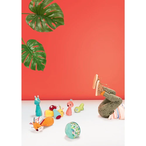 Lilliputiens Kegelspel Jungle Met Knuffeldieren 4 Lilliputiens Kegelspel Jungle Met Knuffeldieren - Afbeelding 4