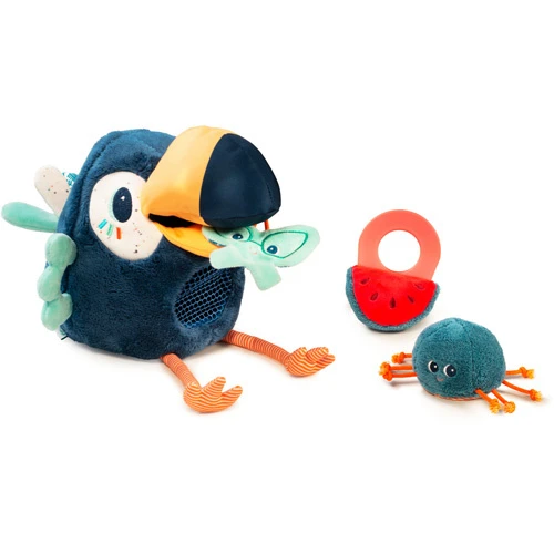 Lilliputiens Knuffel Activiteitenvogel Pablo 1 Lilliputiens Knuffel Activiteitenvogel Pablo