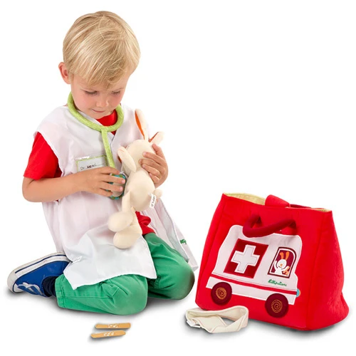 Lilliputiens Ziekenwagen Dokterstas Met Knuffel 2 Lilliputiens Ziekenwagen Dokterstas Met Knuffel - Afbeelding 2