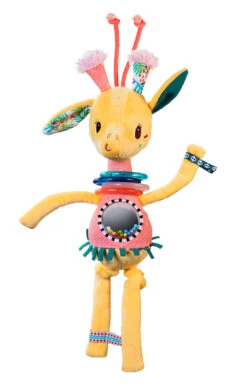 Lilliputiens Knuffel Rammelaar Giraf Zia Dansend