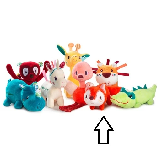 Lilliputiens Knuffel Alice De Vos Minifiguur 2 Lilliputiens Knuffel Alice De Vos Minifiguur - Afbeelding 2