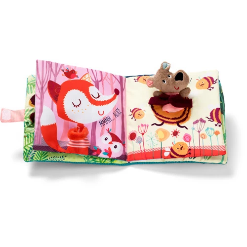 Lilliputiens Voelboek Knuffels Van César 3 Lilliputiens Voelboek Knuffels Van César - Afbeelding 3