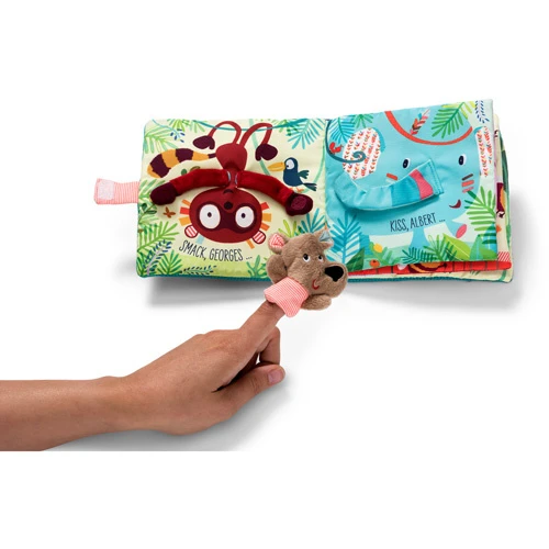 Lilliputiens Voelboek Knuffels Van César 5 Lilliputiens Voelboek Knuffels Van César - Afbeelding 5